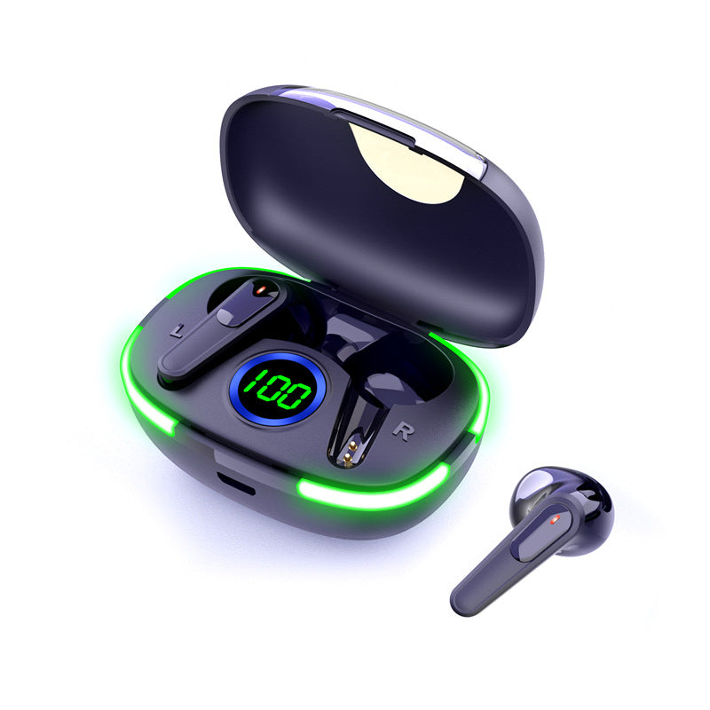 Ear Pods -Wireless Bluetooth 5.1 with Microphone, Wireless Charging, and Digital Display