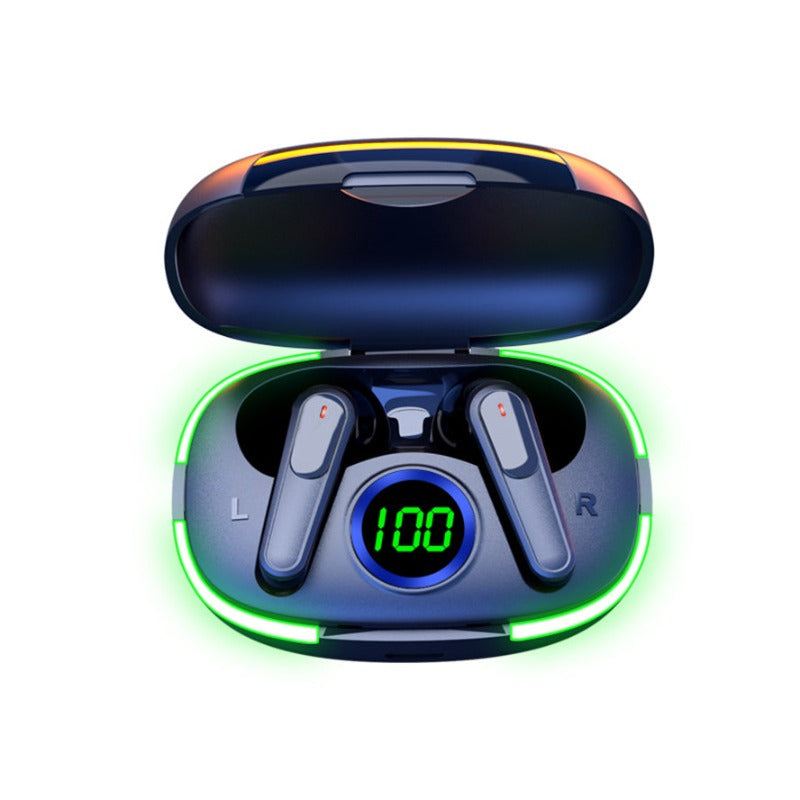 Ear Pods -Wireless Bluetooth 5.1 with Microphone, Wireless Charging, and Digital Display